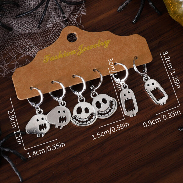 oly-afe7f09f498b329ec87ddc4b14c92b1a Wholesale SHEIN's best-selling Halloween series skull and ghost face earrings and creative quirky pumpkin tool and jewelry set.
