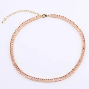 18K Gold 2.5 * 5mm Horizontal Pink / 18K