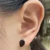 Wholesale PVD Coated 18K Gold Real Gold Plated Strawberry 304 Stainless Steel Fashion Waterproof Non Tarnish Ear Studs