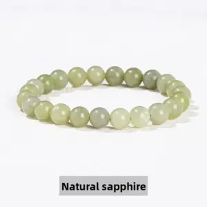 Natural Green Jade Bracelet / Diameter 6.1-6.8mm (about 30-32 Pieces)