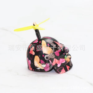 Love high quality metal rod no. 3 yellow leaf bamboo dragonfly
