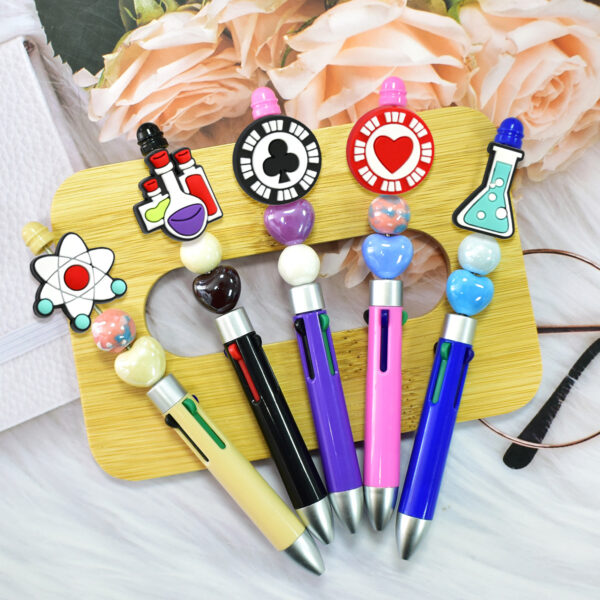 oly-b00b65af977c545031bcb84e2b947cf0 Wholesale High-quality PVC soft rubber detachable DIY pen beads for science experiments.