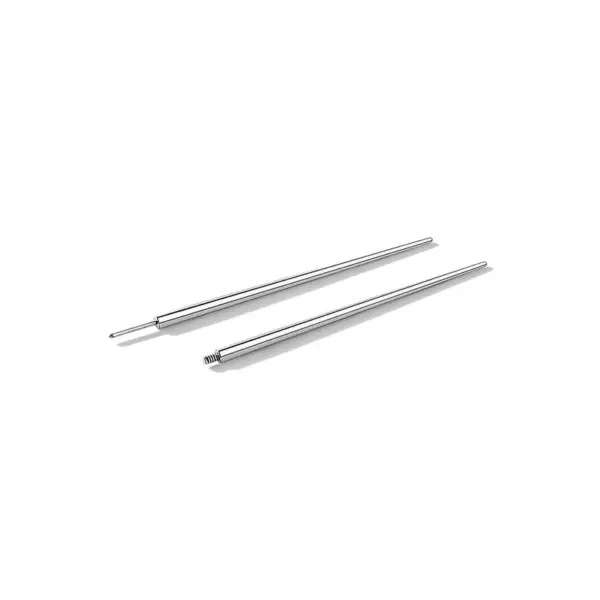 Wholesale 316 Stainless Steel Geometric Pattern Piercing Auxiliary Tool Ear Bone Stud Lip Stud Navel Stud Piercing Guide Needle Straight Rod Curved Rod Needle Guide Rod Hip Hop Punk