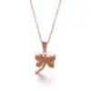 Wholesale Korean Version Of Simple Jewelry Wholesale Cute Dragonfly Pendant Necklace