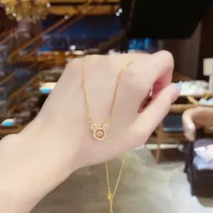 X042 Titanium Steel Gold Plating