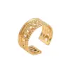 Wholesale Jewelry Retro Smiley Face Snake Bow Knot 304 Stainless Steel Open Rings