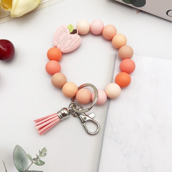 Wholesale Silicone Apple keychain