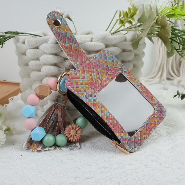 Wholesale Bohemian Daisy Silicone Beaded Wrist Keychain