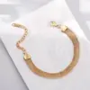 Wholesale Fashion Geometric Titanium Steel Plating Bracelets