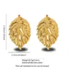 201 Stainless Steel 304 Stainless Steel Geometric Heart Shape Flower Electroplating Stone-Free Imitation Gold Simple Style Classic Style Irregular Hollow Out Multicolor-Golden Yellow Ear Studs