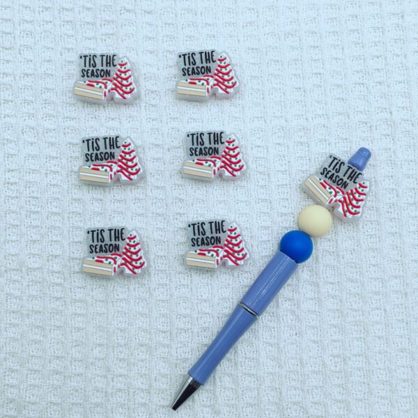 Wholesale Cross-Border Hot-Selling New Products: Christmas Tree Brand Silicone Cartoon Beads Beading Factory Wholesale Ready Stock