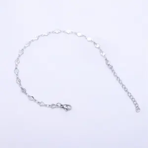 Embossed Peach Heart / Necklace 40 5cm