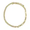 Wholesale Fashion Solid Color Titanium Steel Patchwork Bracelets Necklace 1 Piece