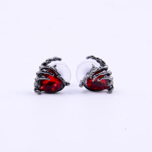 Gesture curved love earrings
