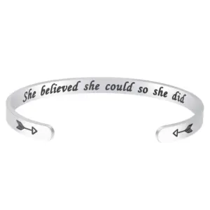 She Believed She Could, So She Did / 6mm Wide
