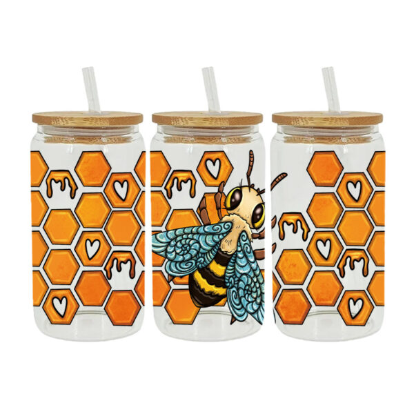 oly-b09872e46fbe8c2dc30c595f42d562d2 Wholesale UV transfer sticker glass crystal label Crystal sticker cross-border special sticker for 16oz glass cup 23cmX11cm