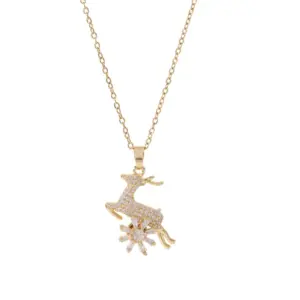Elk necklace / Silver
