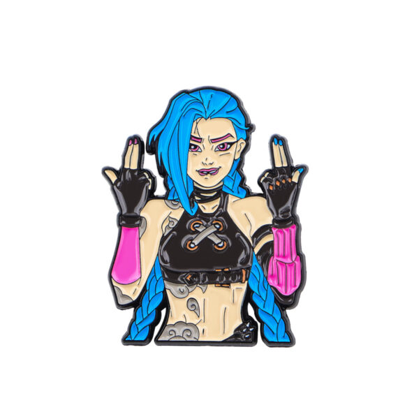 Wholesale Creative English Letter Brooch Cartoon Metal Badge