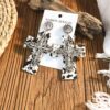 oly-b0b0986a72ff4d79f4450dc5290de3e1 Wholesale Western-style leather leopard print cross earrings