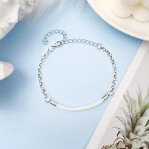O-Ring Chain Milan Rope / White