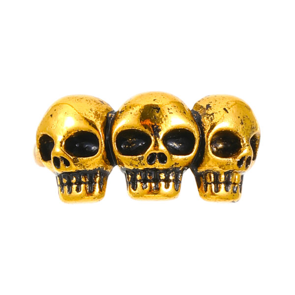Wholesale Three skull ghost claw Halloween ear cuffs