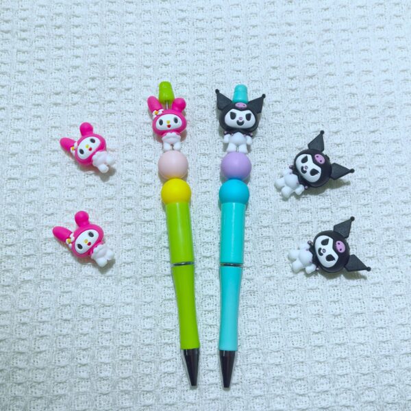 Wholesale Cross-border hot new products: 3D stereo silicone cartoon beads beaded factory