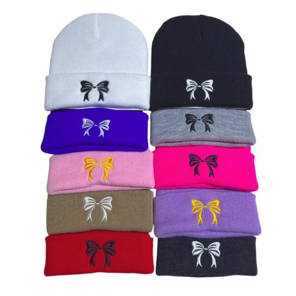 Wholesale New embroidered butterfly knitted hat for children