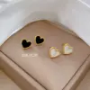 Wholesale PVD Coated Real Gold Plated Heart Shape Titanium Steel Modern Style Simple Style Waterproof Non Tarnish Ear Studs