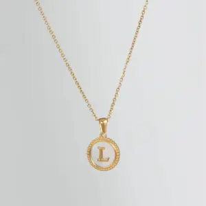 Gold L (Including Chain)