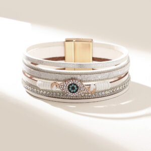 Wholesale Bohemian Evil Eye Diamond Bracelet