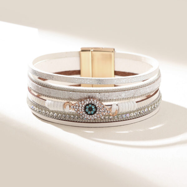 Wholesale Bohemian Evil Eye Diamond Bracelet