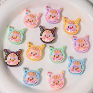 Wholesale Cartoon cute doll head scattered beads