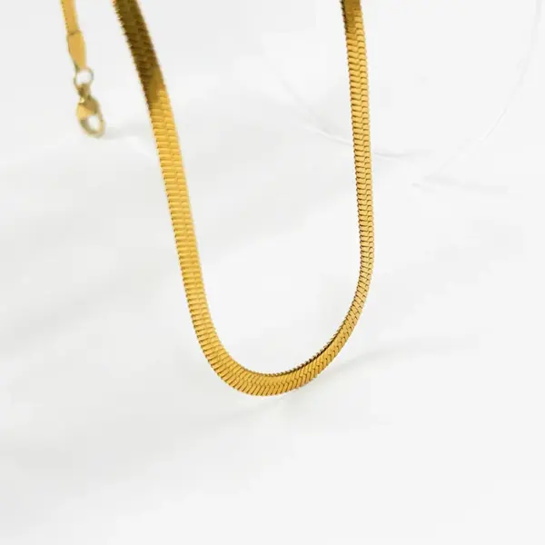 Wholesale Jewelry Fashion Geometric 304 Stainless Steel 18K Gold Plated Plating Necklace
