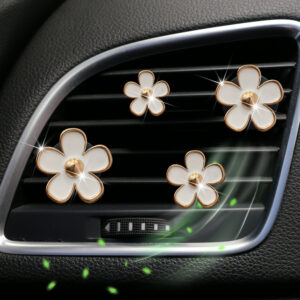 Wholesale Small chrysanthemum car alloy air outlet perfume decoration