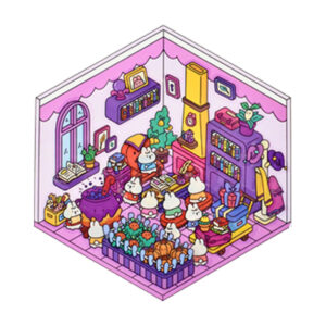 Shiyou landscaping 2.0 big face rabbit magic house