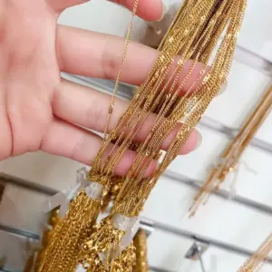 Side Embossing Chain [40 5] / Gold