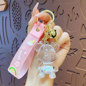 Oil cherry blossom bear-White / OPP bag packaging