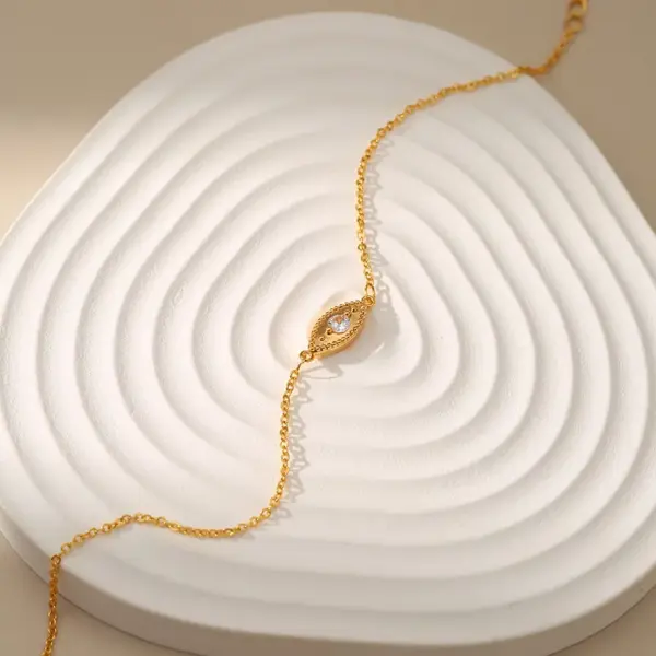 Wholesale Jewelry Casual Elegant Simple Style Geometric Copper Plating Anklet