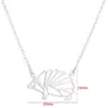 Wholesale Jewelry Fashion Hedgehog 201 Stainless Steel 18K Gold Plated Plating Stainless Steel Necklaces