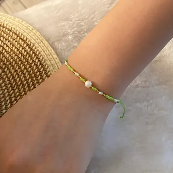 Wholesale Simple Style Commute Color Block 18K Gold Plated Rope Wholesale Bracelets