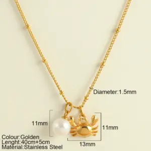 Imitation Pearl Crab 25207