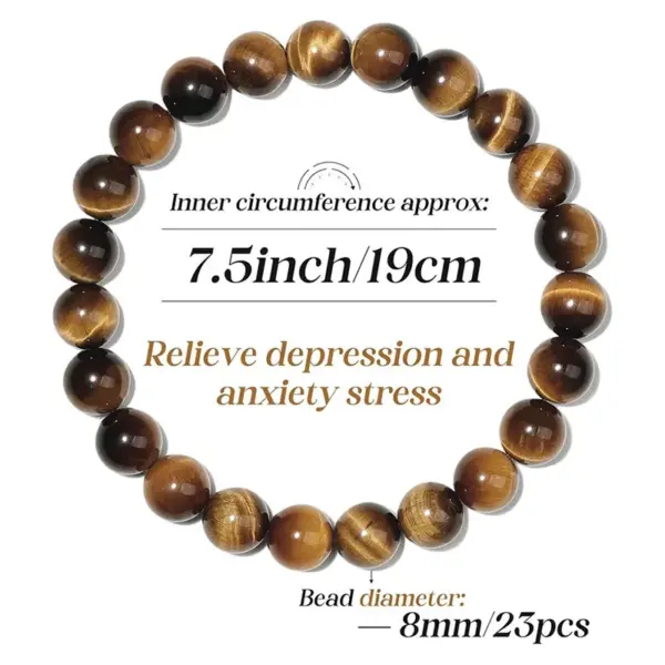 Simple Style Classic Style Round Natural Stone Bracelets In Bulk