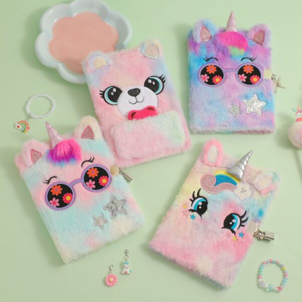 Wholesale Cartoon big-eyed unicorn plush book