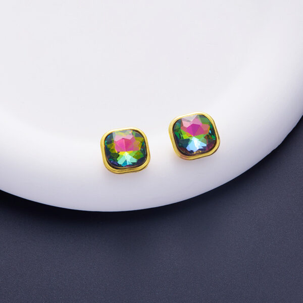 Wholesale Cross-border Explosive Jewelry Simple Pendant Light Luxury High-end Earrings Design Niche Necklace Earrings Jewelry suit