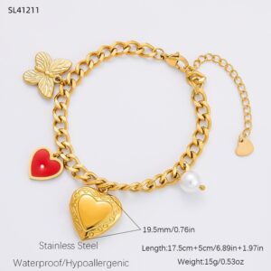 SL41211 / Electroplated 18k real gold