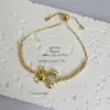 Wholesale Jewelry Simple Style Classic Style Animal Bear Copper Zircon 18K Gold Plated Inlay Bracelets