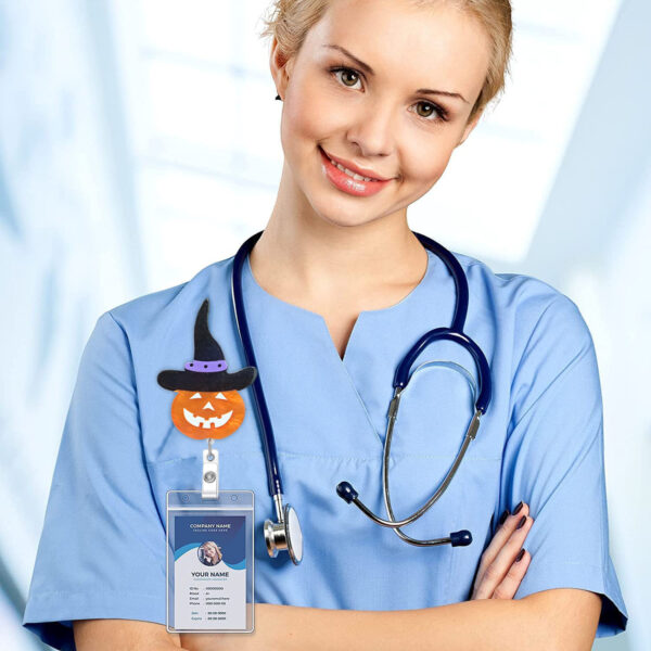 Wholesale New Halloween Acrylic Pumpkin Head Black Cat Bat Magic Hat Retractable Rotating Easy-Pull Id Easy-Pull