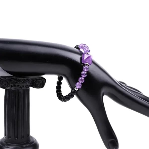 Wholesale Fashion Round Natural Stone Beaded Polishing Bracelets 1 Piece