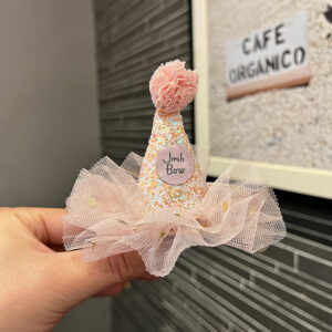 Silver pink hairpin z6-4