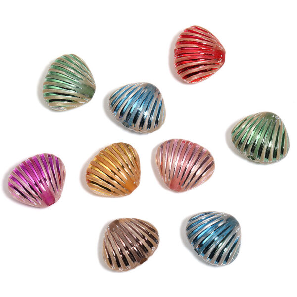Wholesale Colorful seashell beads with open holes